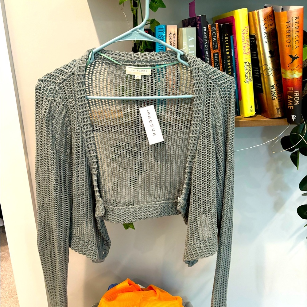 PACSUN sweater/ cardigan Medium color green